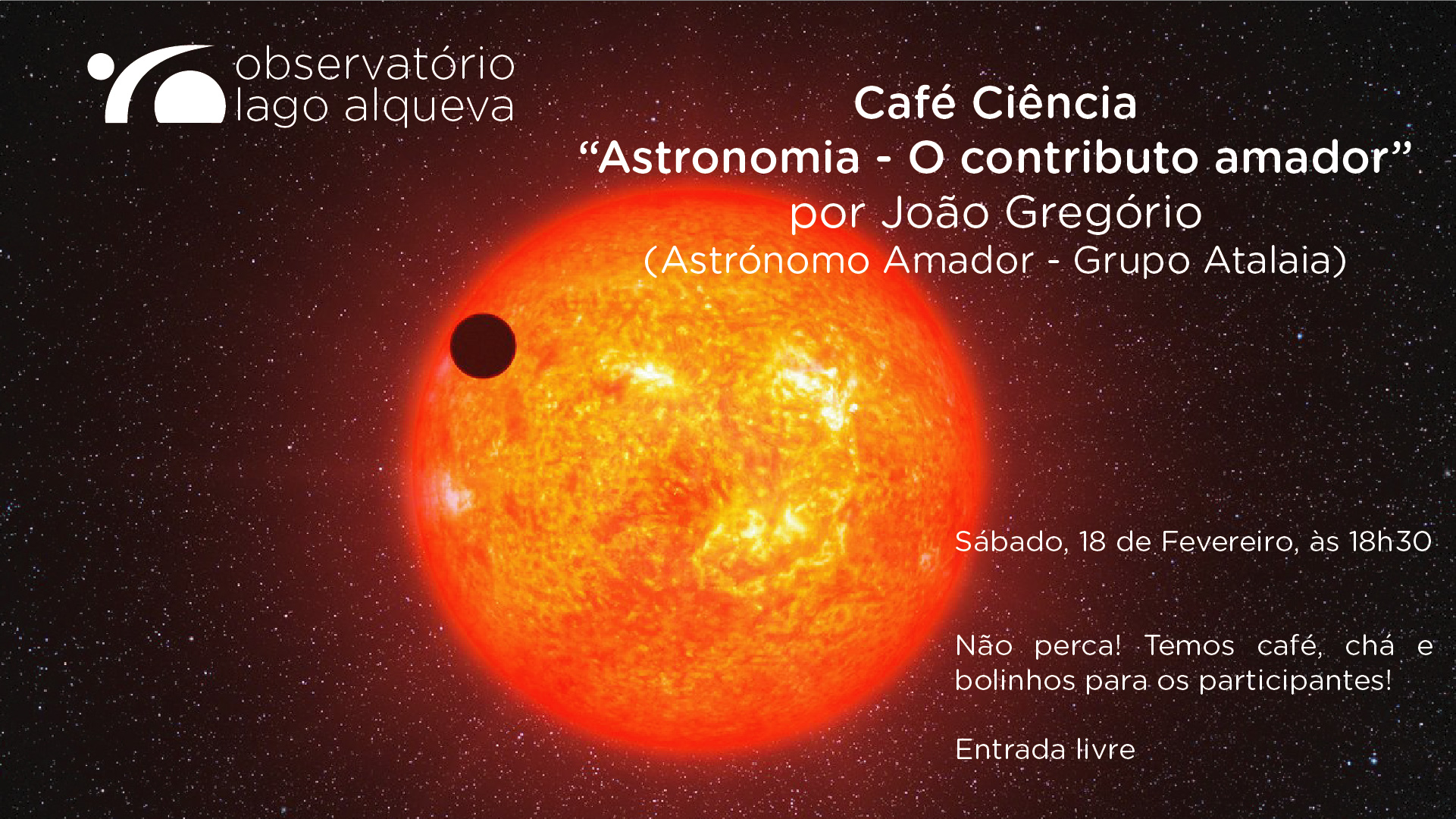 Café Ciência "Astronomia: o contributo amador"