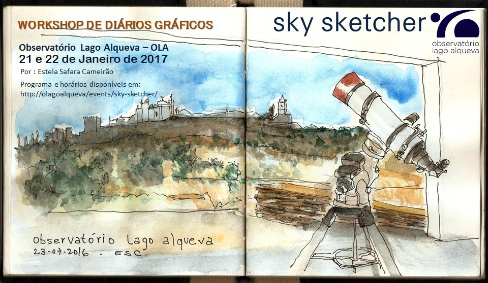 Workshop de diários gráficos - sky sketcher