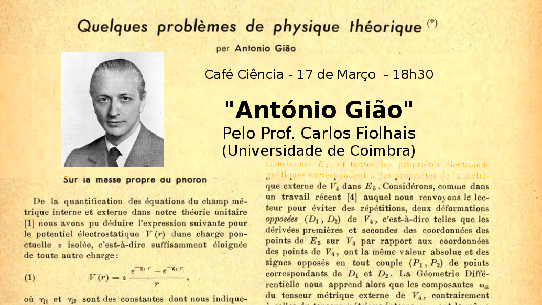 Café Ciência - António Gião